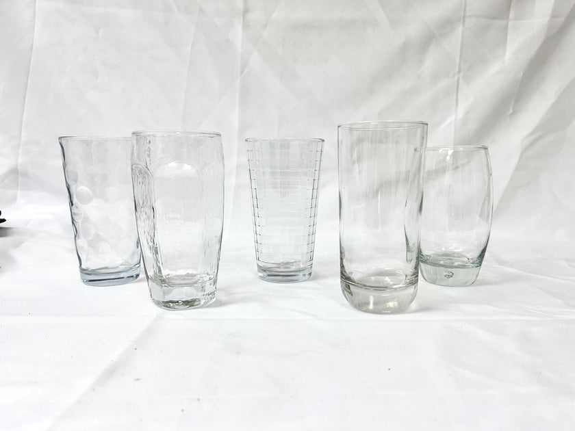 Glasses Tall Drinking Glasses (21) Rent Heron