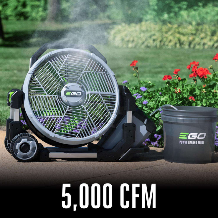 High Powered Cordless 18 inch Misting Fan (Cools 540 SqFt)