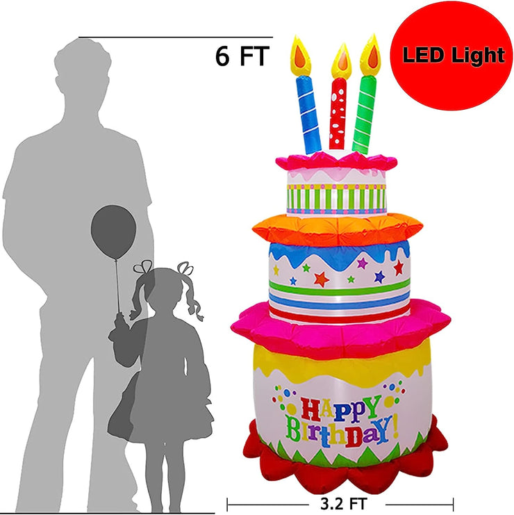 Inflatable Birthday Cake