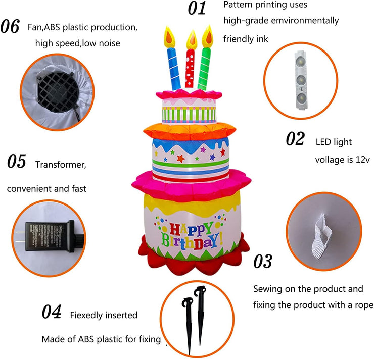 Inflatable Birthday Cake