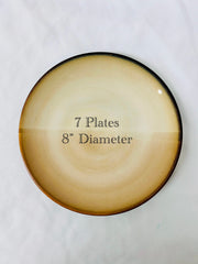 Appetizer Plates: Earth Tones (23)