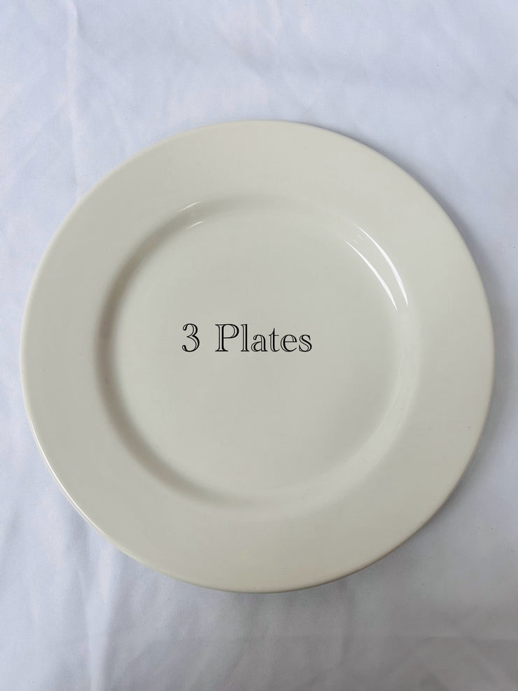 Dinner Plates: Everyday White (22)