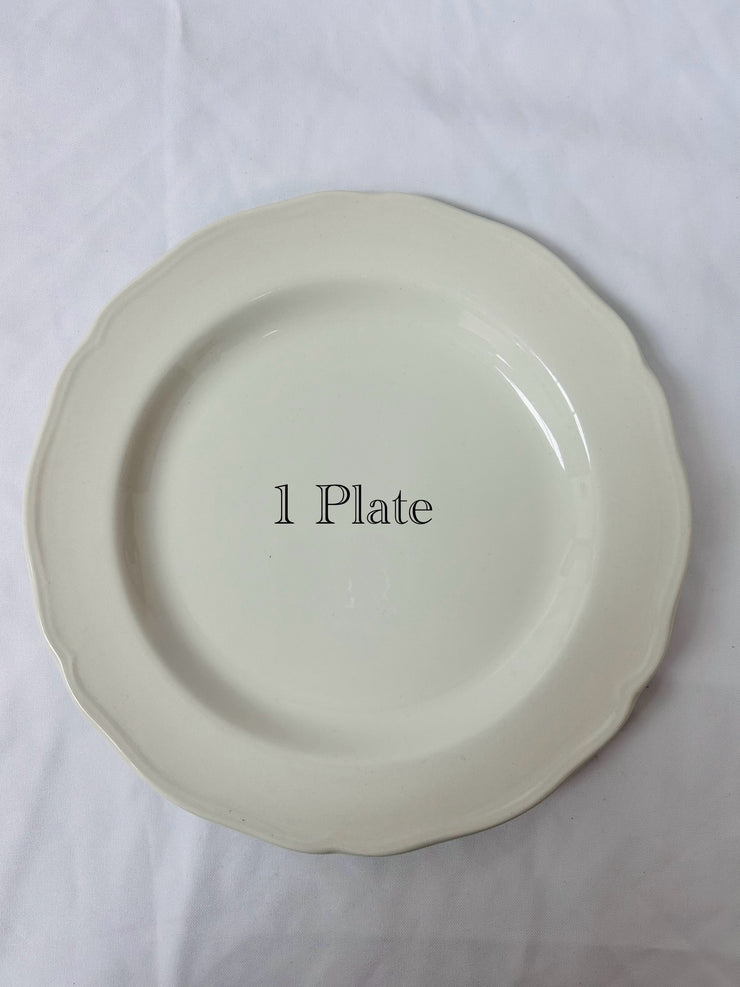 Dinner Plates: Everyday White (22)