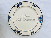 Dinner Plates: Blue Themed Stoneware (20)