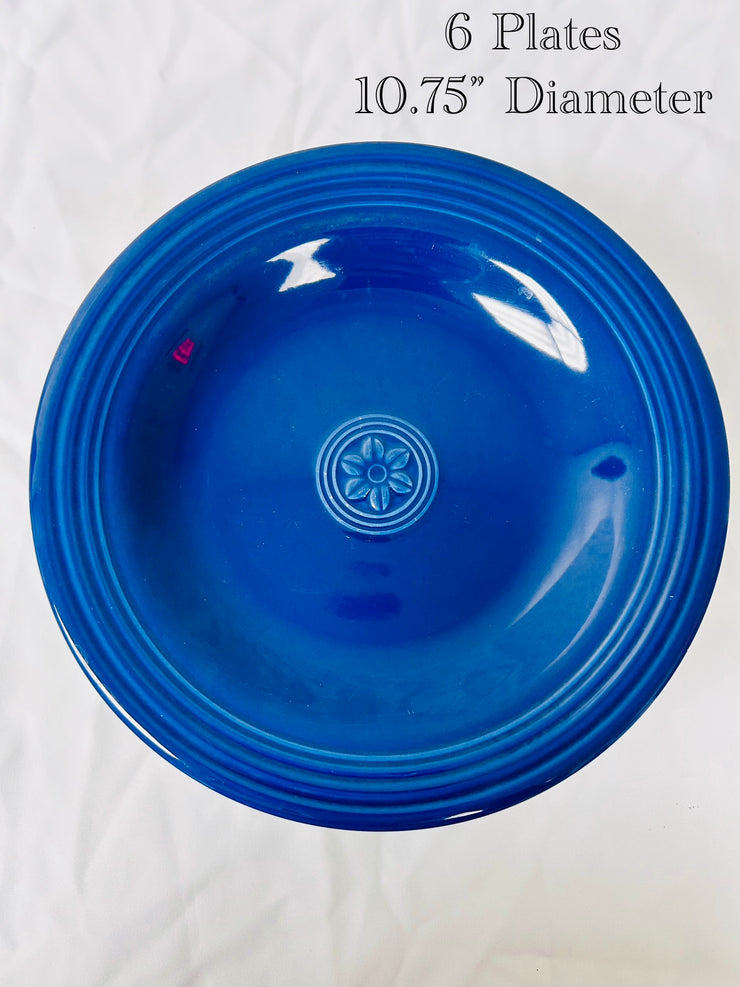 Dinner Plates: Blue Themed Stoneware (20)