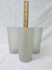 Cups: Tall Grey Plastic (12)