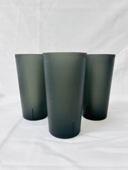 Cups: Tall Black Plastic (20)