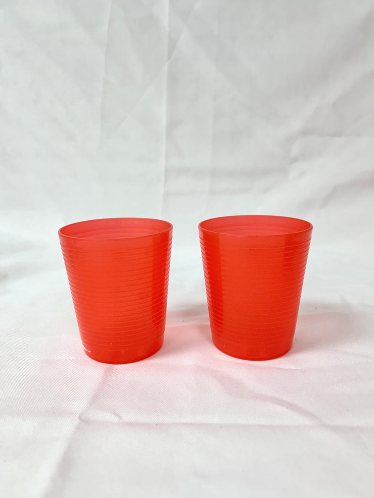 Cups: Red and Green Small Plastic (36)