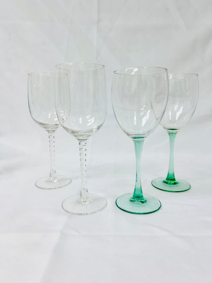 Wine Glasses: Assorted Stems (16)