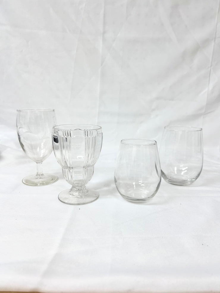 Wine Glasses: Low Stem and Stemless (20)