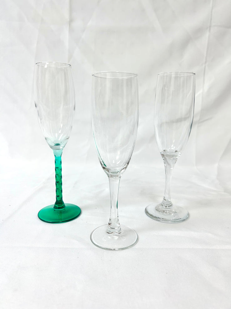 Champagne Flutes: Assorted (17)