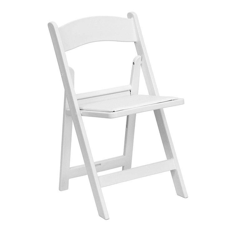 White Resin Folding Chairs 1000lb Capacity - Heron