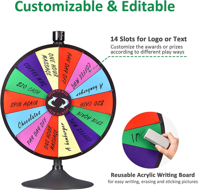 Prize Wheel for Rent. Free Delivery! Rent Heron