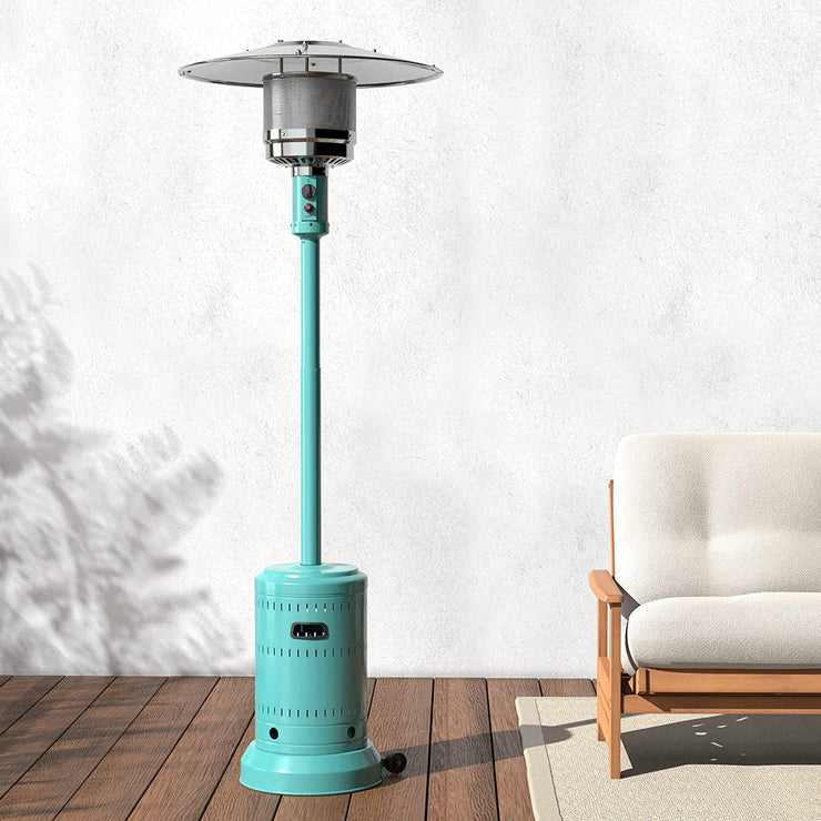 Outdoor Propane Patio Heater in Bahama Blue