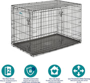 Large Double Door Dog Crate (48 Inches)