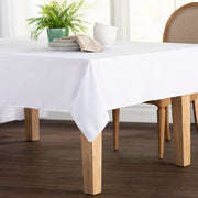 White Poplin Tablecloth