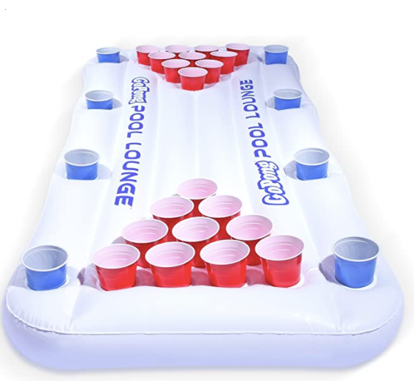 floating beer pong table