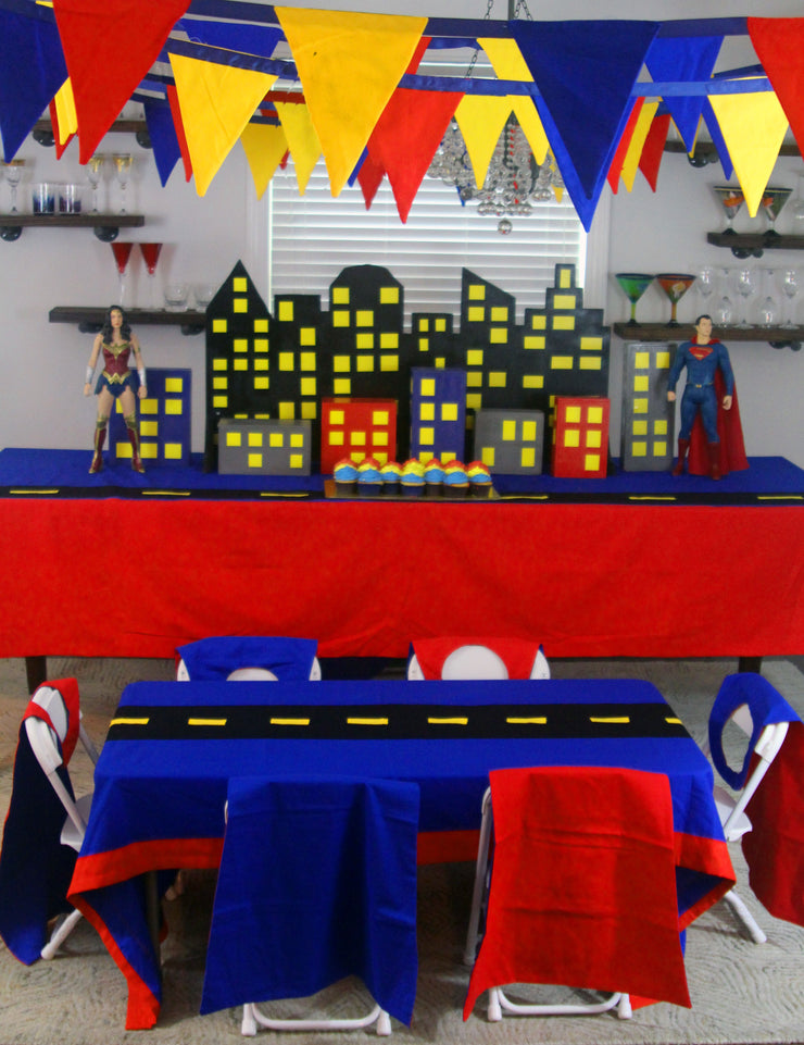 Toybrary Full Party Set: Superhero Theme